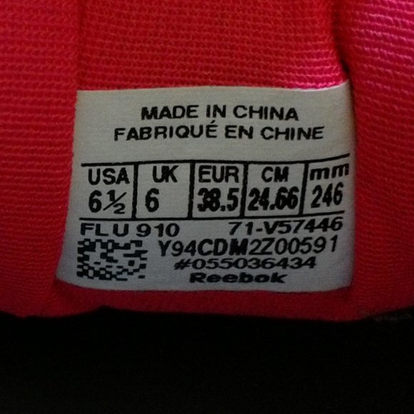 Reebok Zigtech, Zigfuel pink-soled running shoes - Picture 4 of 4